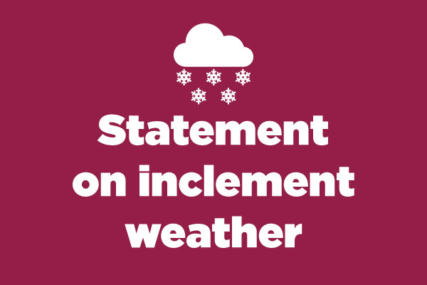 Winter Weather and Event Cancellation Policy